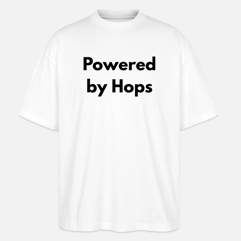 Powered by Hops - T-shirt bio Blaster 2.0 coupe oversize Stanley/Stella Unisexe - blanc