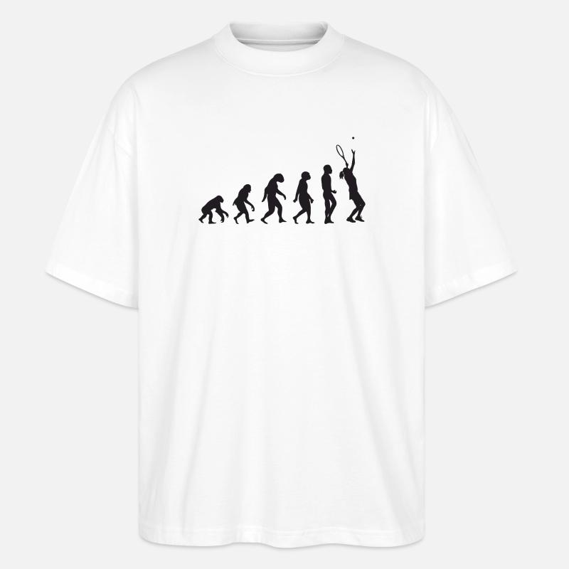 Tennisentwicklung - Stanley/Stella Oversized Unisex Bio T-Shirt Blaster 2.0 - Weiß