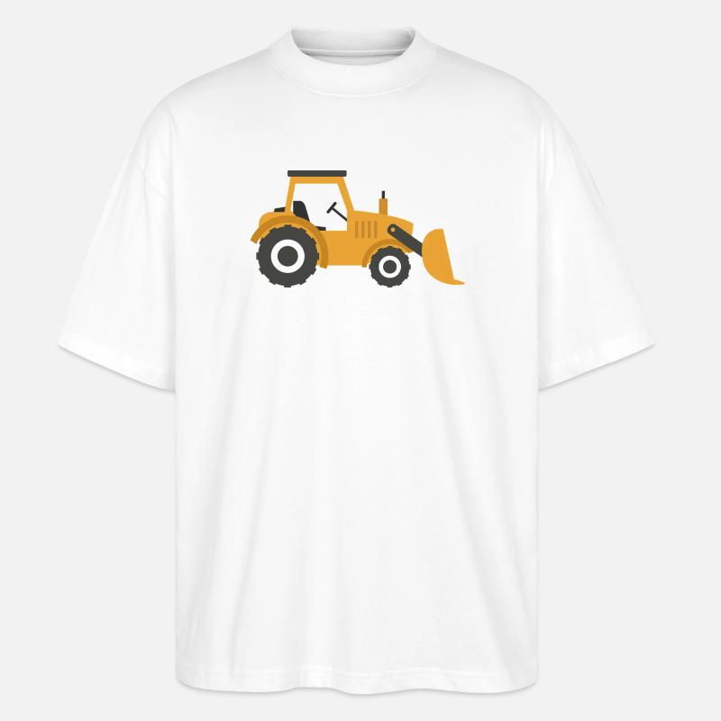 Gräber - Stanley/Stella Oversized Unisex Bio T-Shirt Blaster 2.0 - Weiß