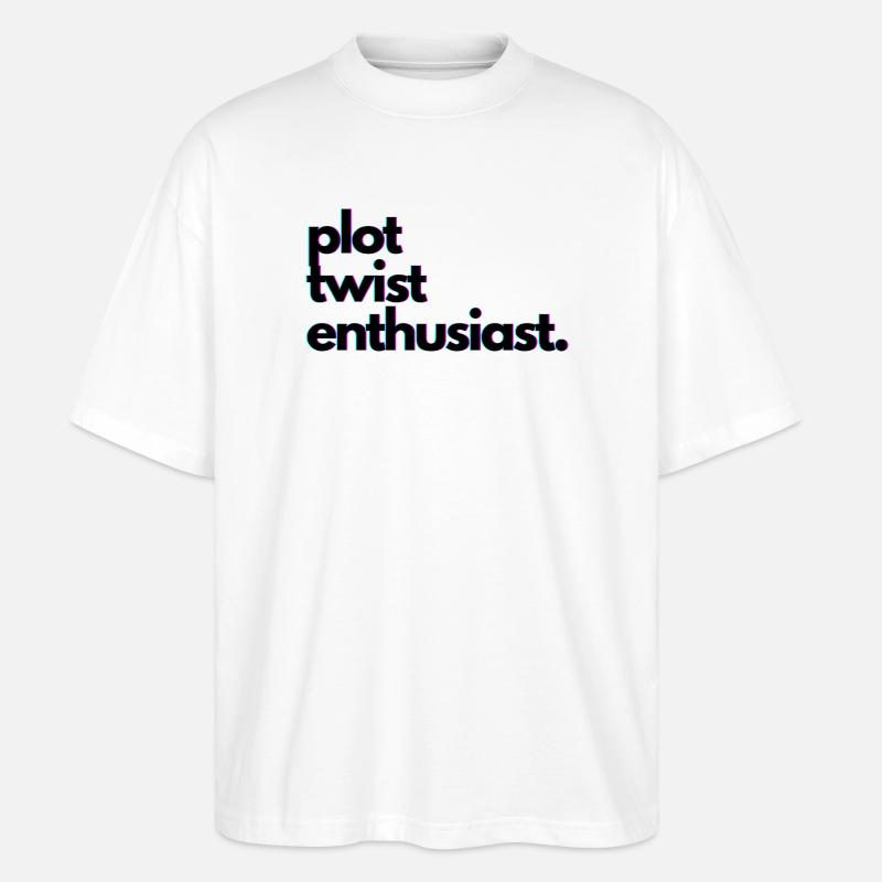 Plot_twist_enthusiast - T-shirt bio Blaster 2.0 coupe oversize Stanley/Stella Unisexe - blanc