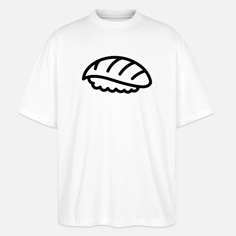 Sushi - Stanley/Stella Oversized Unisex Bio T-Shirt Blaster 2.0 - Weiß