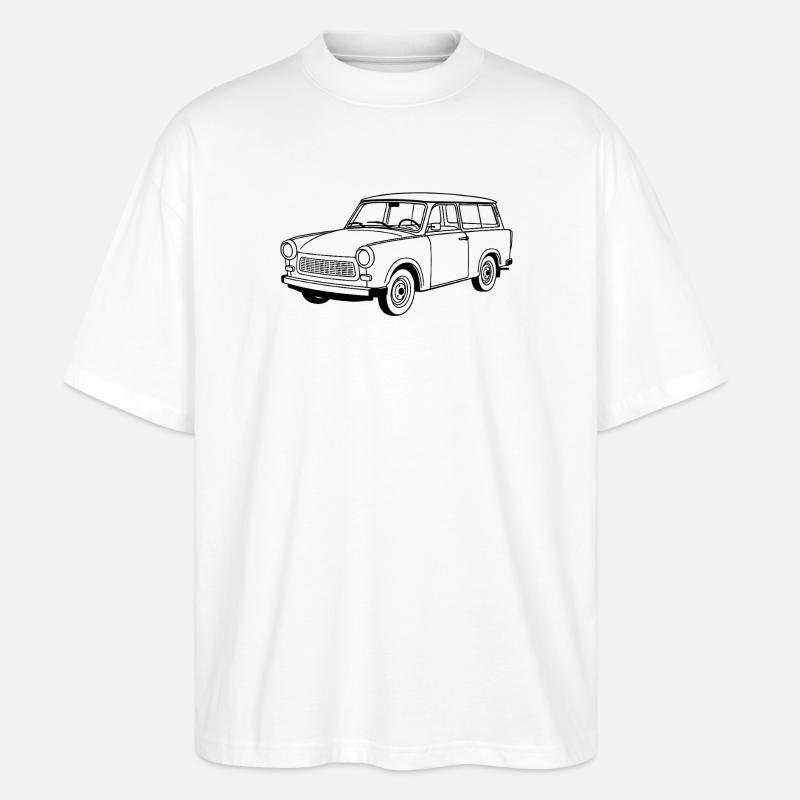 Trabant 601 Kombi - Stanley/Stella Oversized Unisex Bio T-Shirt Blaster 2.0 - Weiß
