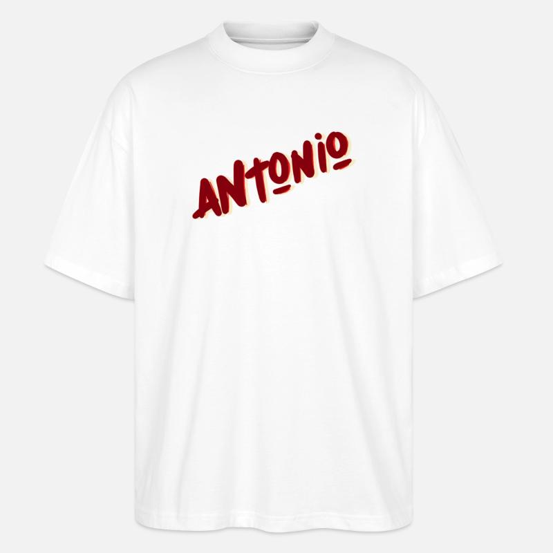 Antonio - Stanley/Stella Oversized Unisex Bio T-Shirt Blaster 2.0 - Weiß