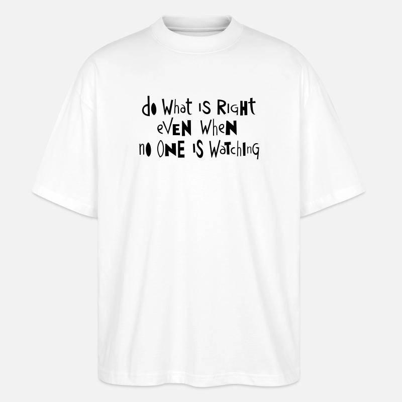 Tun Sie, was ... von Cean - Stanley/Stella Oversized Unisex Bio T-Shirt Blaster 2.0 - Weiß