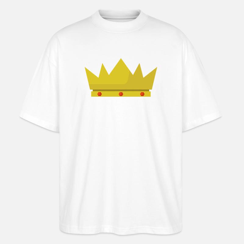 Krone - Stanley/Stella Oversized Unisex Bio T-Shirt Blaster 2.0 - Weiß