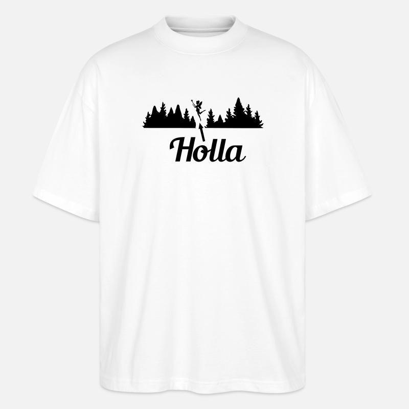 Holla - Stanley/Stella Oversized Unisex Bio T-Shirt Blaster 2.0 - Weiß