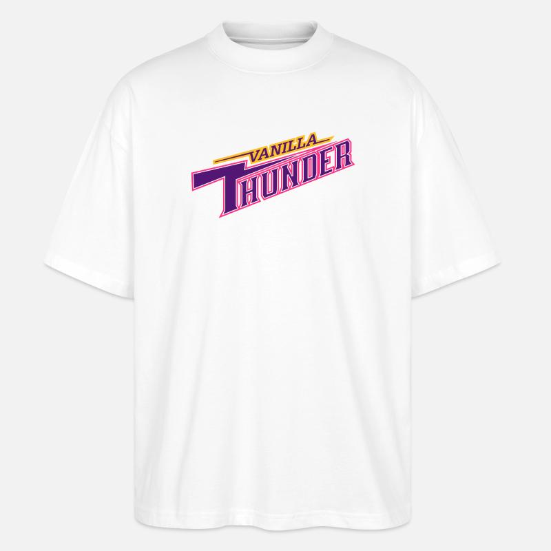 Vanilla Thunder - Stanley/Stella Oversized Unisex Bio T-Shirt Blaster 2.0 - Weiß