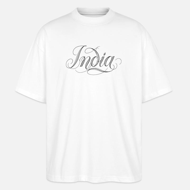 India - Stanley/Stella Oversized Unisex Bio T-Shirt Blaster 2.0 - Weiß