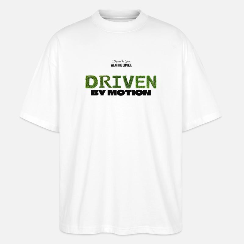 Driven by Motion - Stanley/Stella Oversized Unisex Bio T-Shirt Blaster 2.0 - Weiß