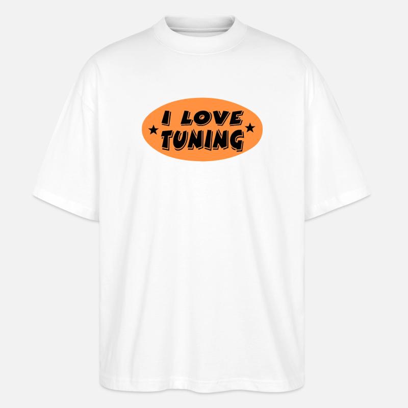 Auto - Stanley/Stella Oversized Unisex Bio T-Shirt Blaster 2.0 - Weiß