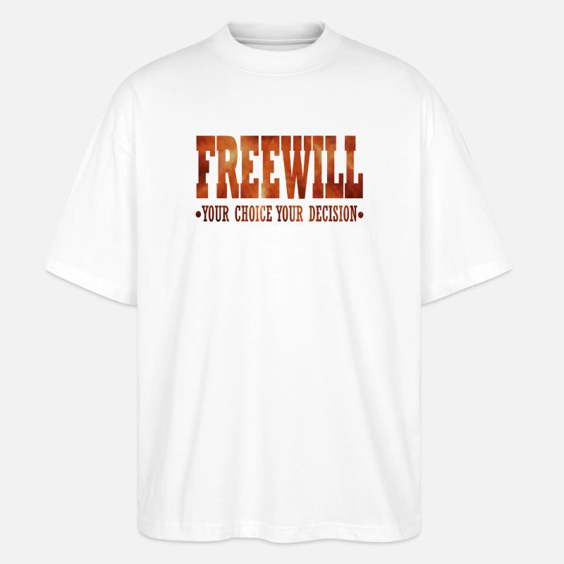 FreeWill - Stanley/Stella Oversized Unisex Organic T-shirt Blaster 2.0 - white