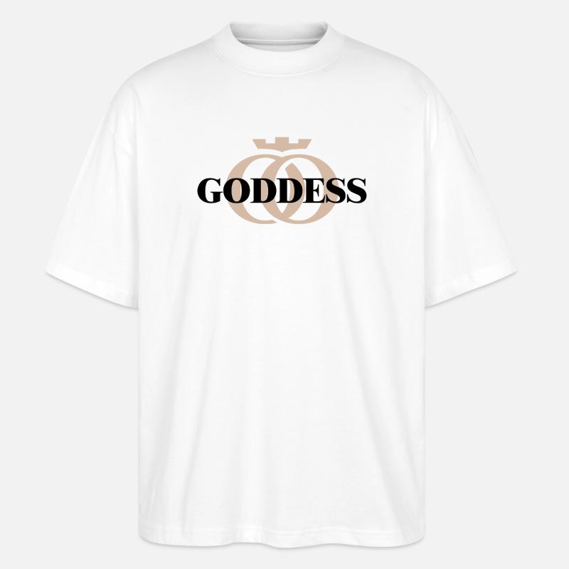 GODDESS Oppoline Collection - T-shirt bio Blaster 2.0 coupe oversize Stanley/Stella Unisexe - blanc