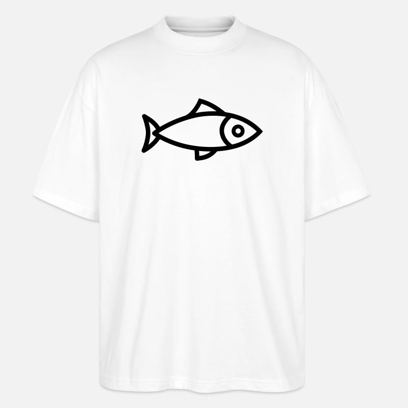 hareng - T-shirt bio Blaster 2.0 coupe oversize Stanley/Stella Unisexe - blanc