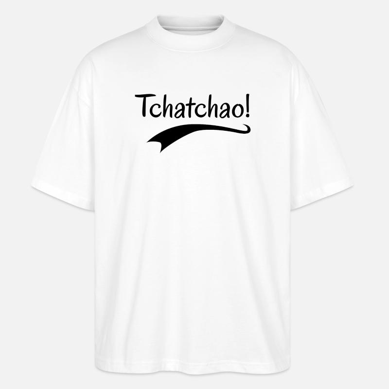 Tchatchao  - T-shirt bio Blaster 2.0 coupe oversize Stanley/Stella Unisexe - blanc