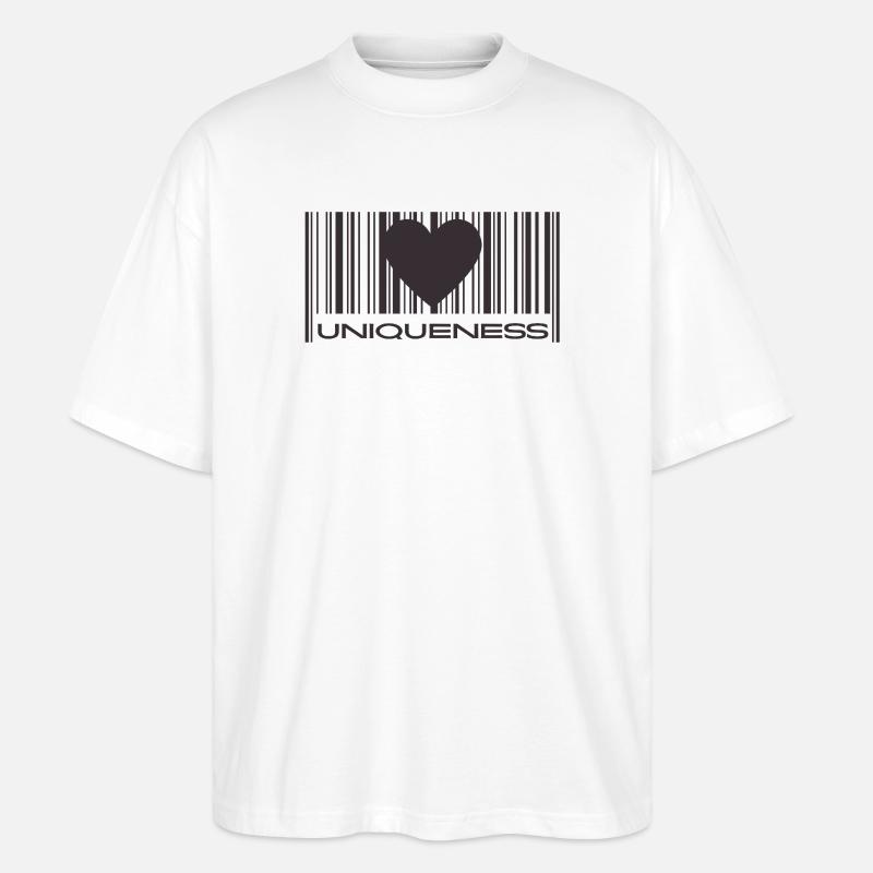 Unicité - T-shirt bio Blaster 2.0 coupe oversize Stanley/Stella Unisexe - blanc