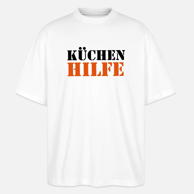 2541614 14760175 kuechenhilfe - Stanley/Stella Oversized Unisex Bio T-Shirt Blaster 2.0 - Weiß