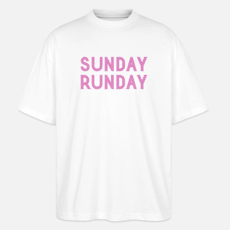 Course du dimanche - T-shirt bio Blaster 2.0 coupe oversize Stanley/Stella Unisexe - blanc