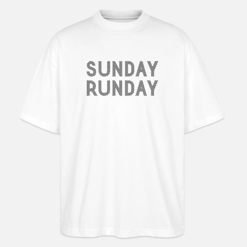 Course du dimanche - T-shirt bio Blaster 2.0 coupe oversize Stanley/Stella Unisexe - blanc