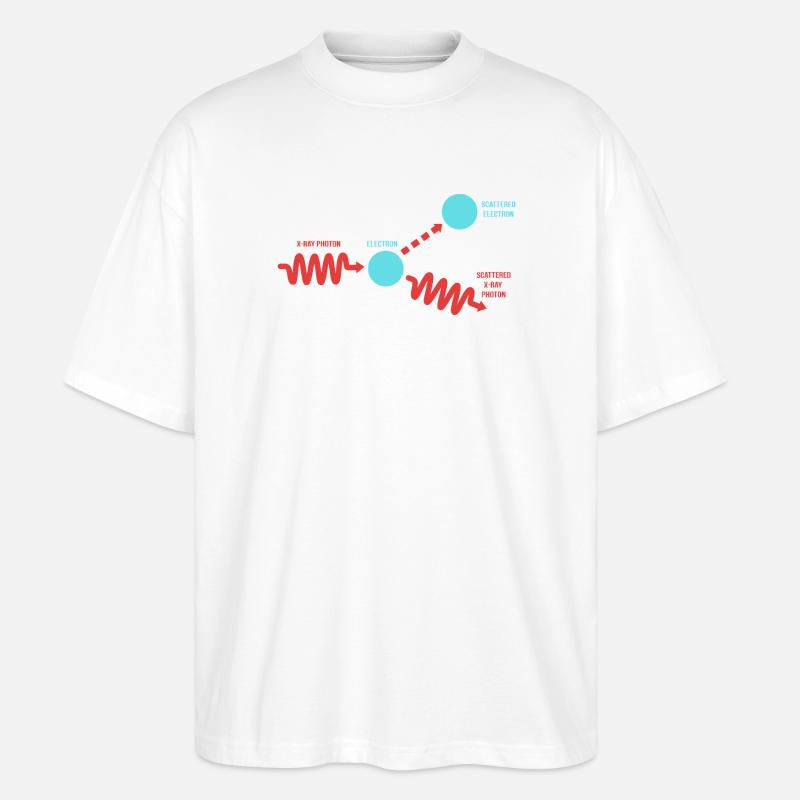 Physique quantique Mécanique quantique Saut quantique - T-shirt bio Blaster 2.0 coupe oversize Stanley/Stella Unisexe - blanc