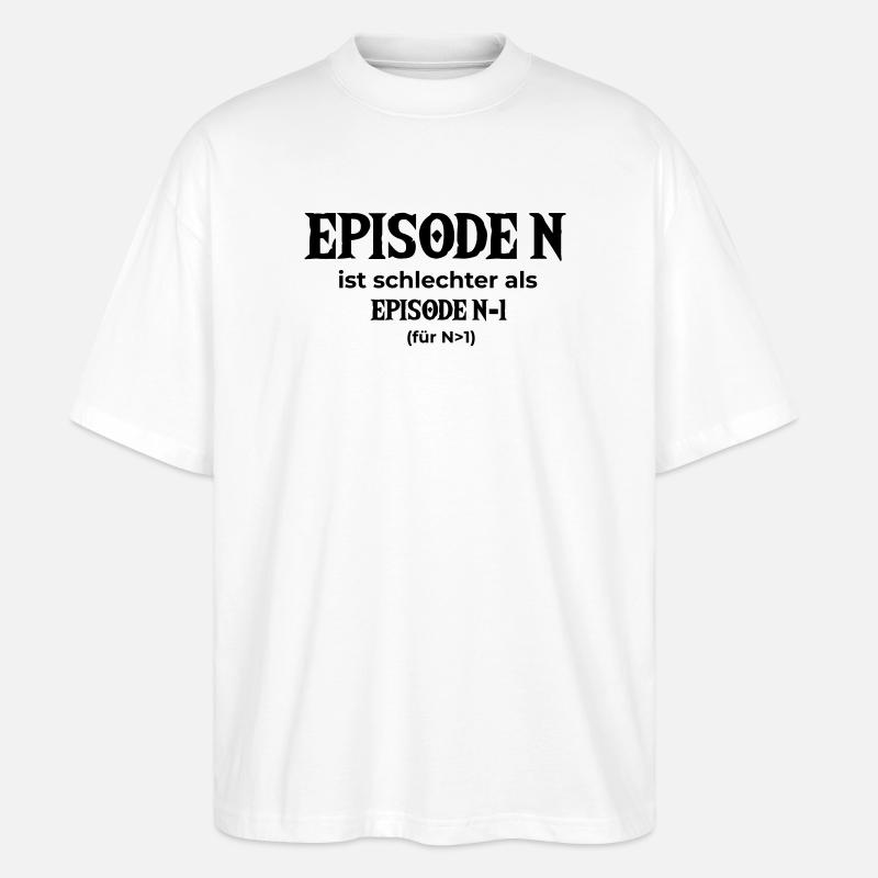 EPISODE N - Stanley/Stella Oversized Unisex Bio T-Shirt Blaster 2.0 - Weiß