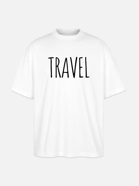 Travel - Stanley/Stella Oversized Unisex Organic T-shirt Blaster 2.0 - white