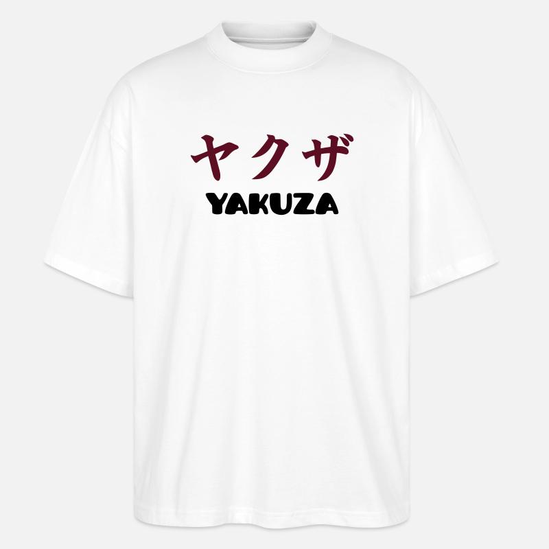 Yakuza (V) - Stanley/Stella Oversized Unisex Bio T-Shirt Blaster 2.0 - Weiß