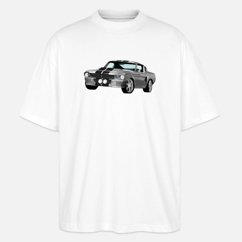 Auto - Stanley/Stella Oversized Unisex Bio T-Shirt Blaster 2.0 - Weiß
