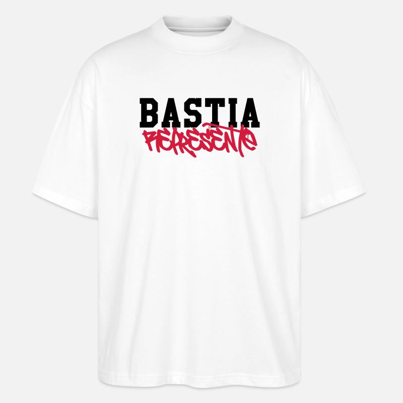 Stellt Bastia - Stanley/Stella Oversized Unisex Bio T-Shirt Blaster 2.0 - Weiß
