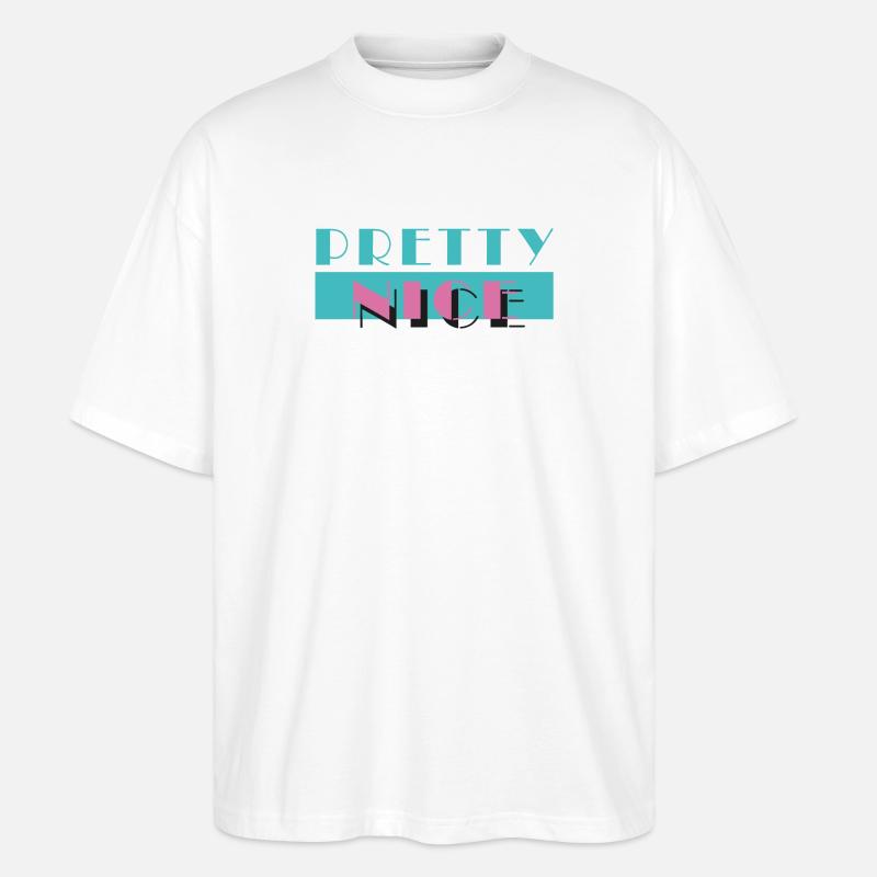 pretty nice - miami vice (sw) - Stanley/Stella Oversized Unisex Bio T-Shirt Blaster 2.0 - Weiß