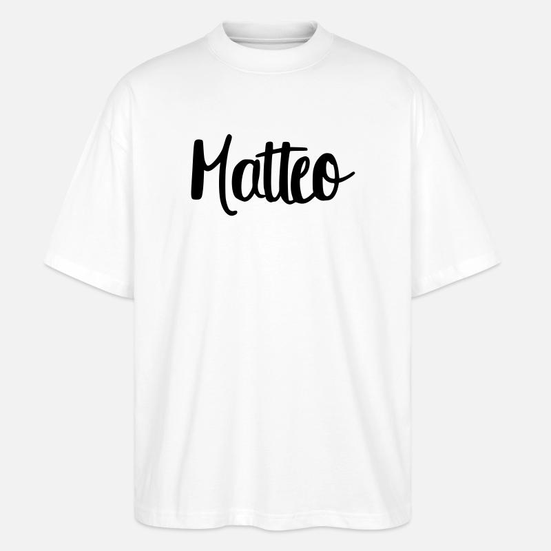 Matteo - Stanley/Stella Oversized Unisex Bio T-Shirt Blaster 2.0 - Weiß
