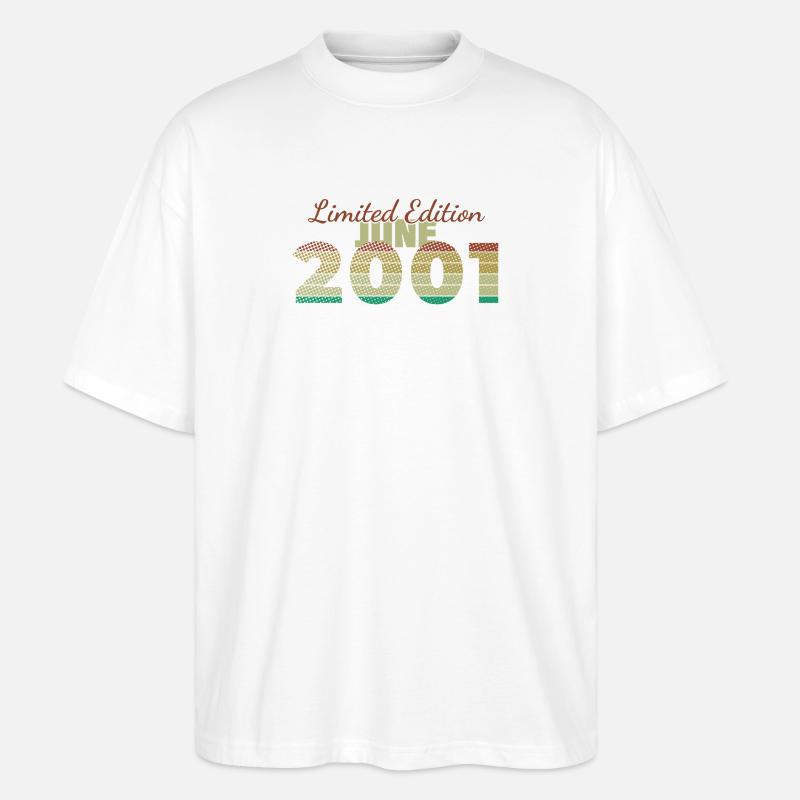25e anniversaire Édition Limitée (SCR) 06/2001 - T-shirt bio Blaster 2.0 coupe oversize Stanley/Stella Unisexe - blanc