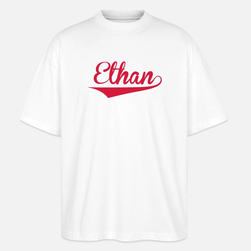 Ethan - Stanley/Stella Oversized Unisex Bio T-Shirt Blaster 2.0 - Weiß