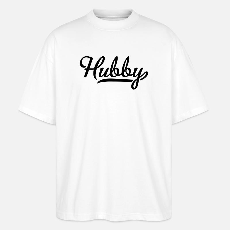 Hubby - Stanley/Stella Oversized Unisex Bio T-Shirt Blaster 2.0 - Weiß
