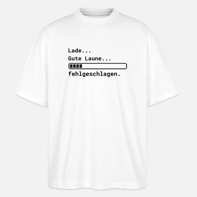 Lade Gute Laune - Stanley/Stella Oversized Unisex Bio T-Shirt Blaster 2.0 - Weiß