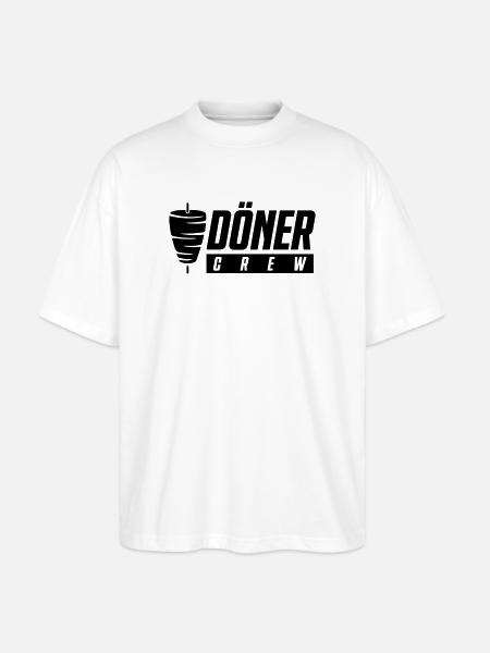 Döner Crew - Stanley/Stella Oversized Unisex Organic T-shirt Blaster 2.0 - white