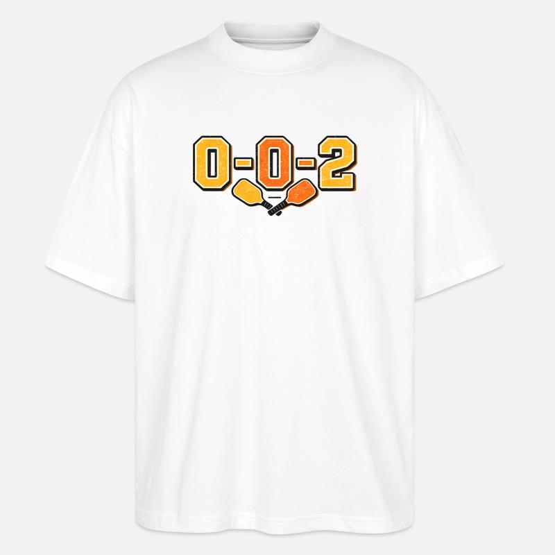 0-0-2 Emblème de la rivalité - T-shirt bio Blaster 2.0 coupe oversize Stanley/Stella Unisexe - blanc