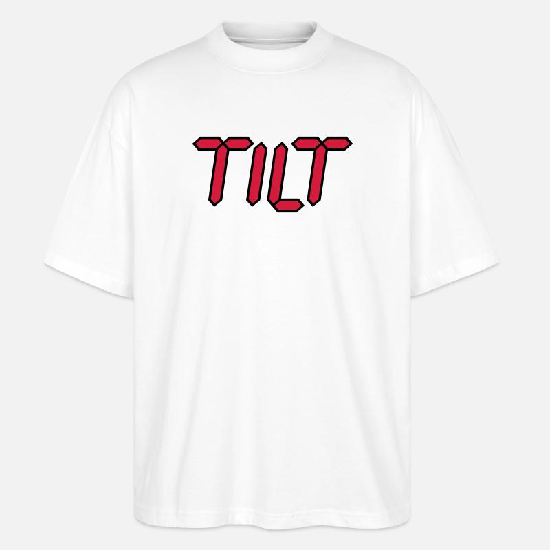 Tilt - Stanley/Stella Oversized Unisex Bio T-Shirt Blaster 2.0 - Weiß