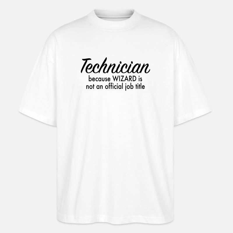 Techniker - Stanley/Stella Oversized Unisex Bio T-Shirt Blaster 2.0 - Weiß