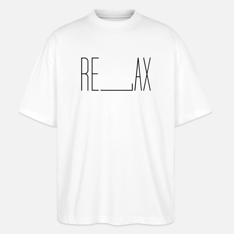 Relax - Stanley/Stella Oversized Unisex Bio T-Shirt Blaster 2.0 - Weiß