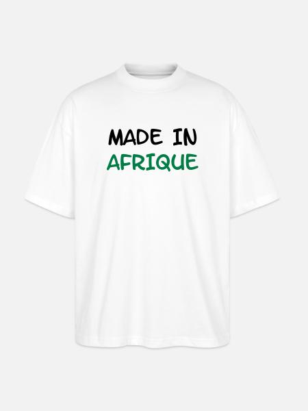 Made in AFRIQUE ! - T-shirt bio Blaster 2.0 coupe oversize Stanley/Stella Unisexe - blanc