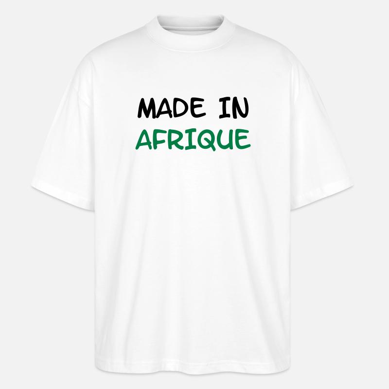 Made in AFRICA! - Stanley/Stella Oversized Unisex Organic T-shirt Blaster 2.0 - white