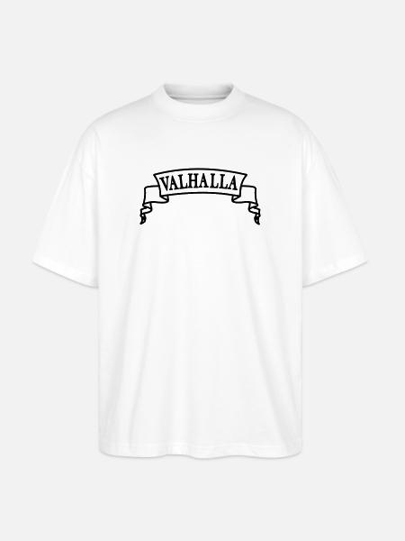 Valhalla in the banner - Stanley/Stella Oversized Unisex Organic T-shirt Blaster 2.0 - white