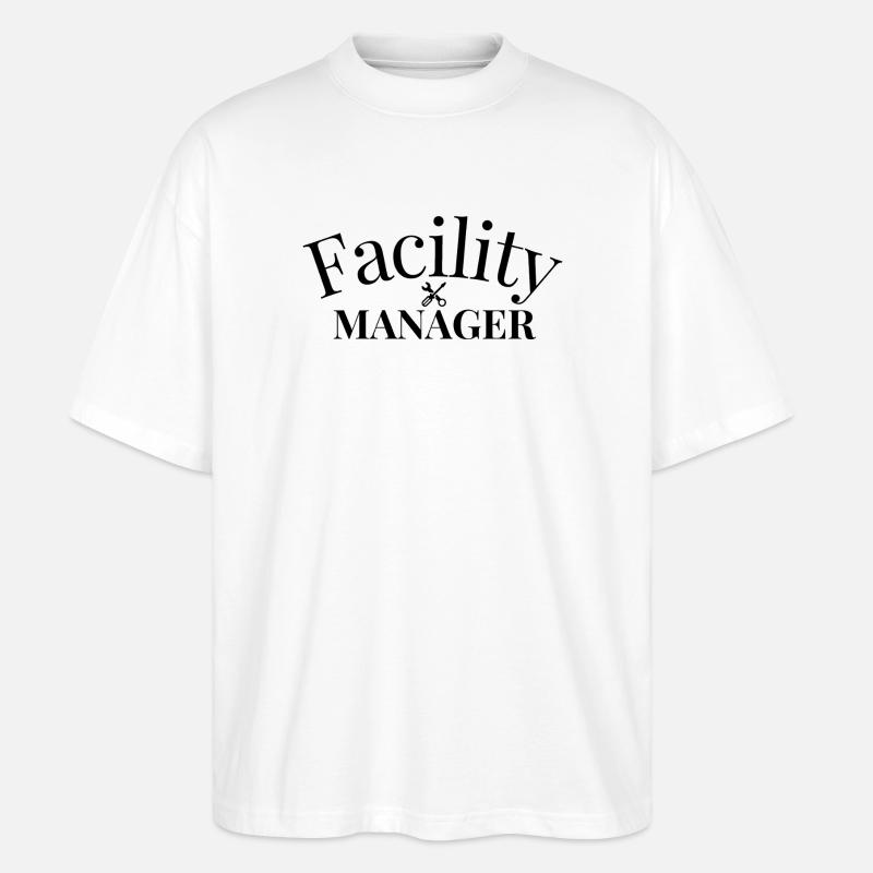 Facility Manager - Stanley/Stella Oversized Unisex Bio T-Shirt Blaster 2.0 - Weiß