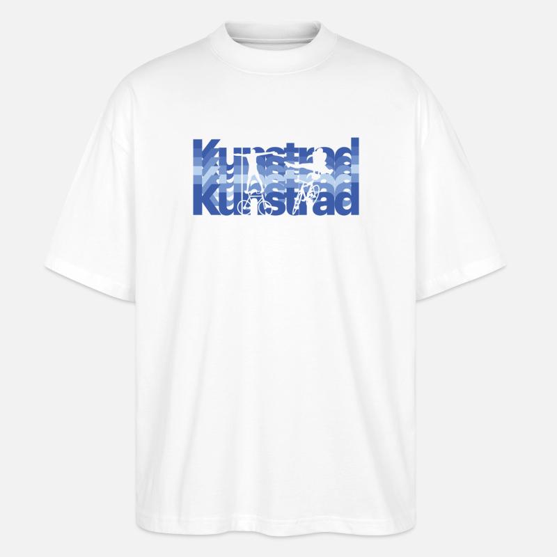 Kunstrad, Kunstradfahren, Hallenradsport - Stanley/Stella Oversized Unisex Bio T-Shirt Blaster 2.0 - Weiß