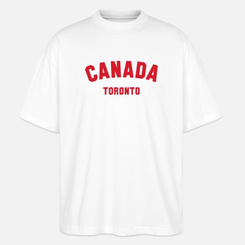 TORONTO, Canada Kanada - Stanley/Stella Oversized Unisex Bio T-Shirt Blaster 2.0 - Weiß