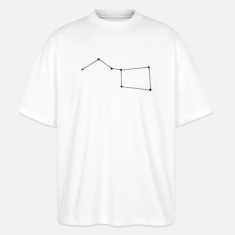 Constellation de la Grande Ourse - T-shirt bio Blaster 2.0 coupe oversize Stanley/Stella Unisexe - blanc
