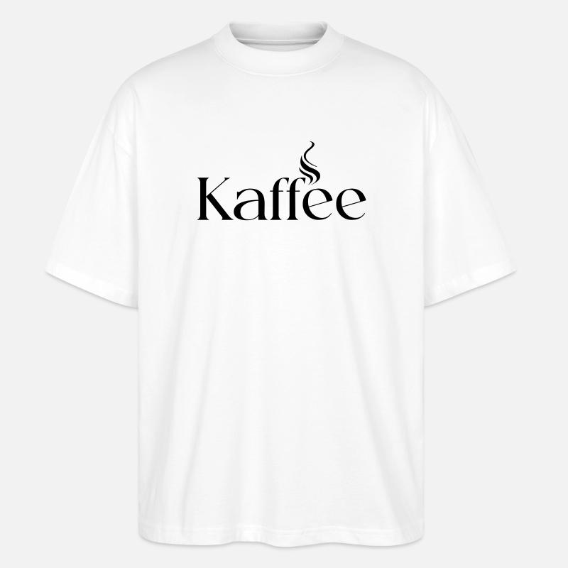 Kaffee - Stanley/Stella Oversized Unisex Bio T-Shirt Blaster 2.0 - Weiß