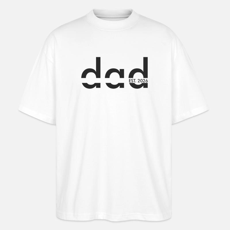 Dead EST 2026 Graphic - Stanley/Stella Oversized Unisex Bio T-Shirt Blaster 2.0 - Weiß