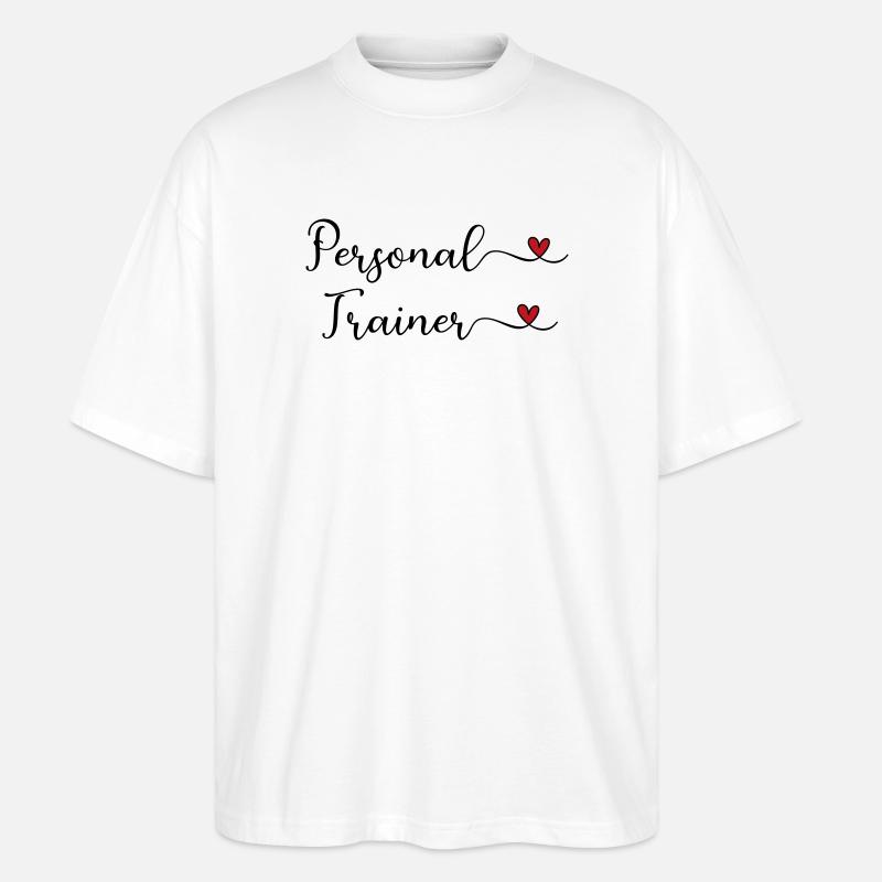Personal Trainer - Stanley/Stella Oversized Unisex Bio T-Shirt Blaster 2.0 - Weiß
