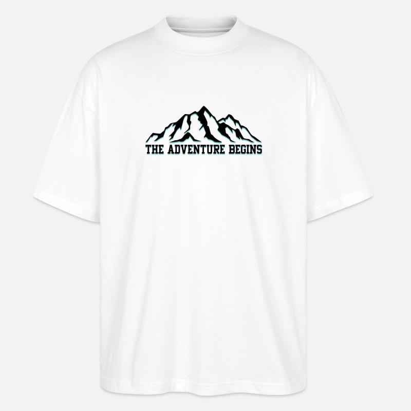 Das Abenteuer beginnt - Stanley/Stella Oversized Unisex Bio T-Shirt Blaster 2.0 - Weiß